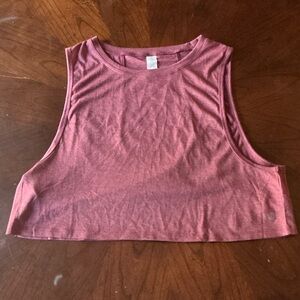 Balance Collection Mauve Sleeveless Crop Top